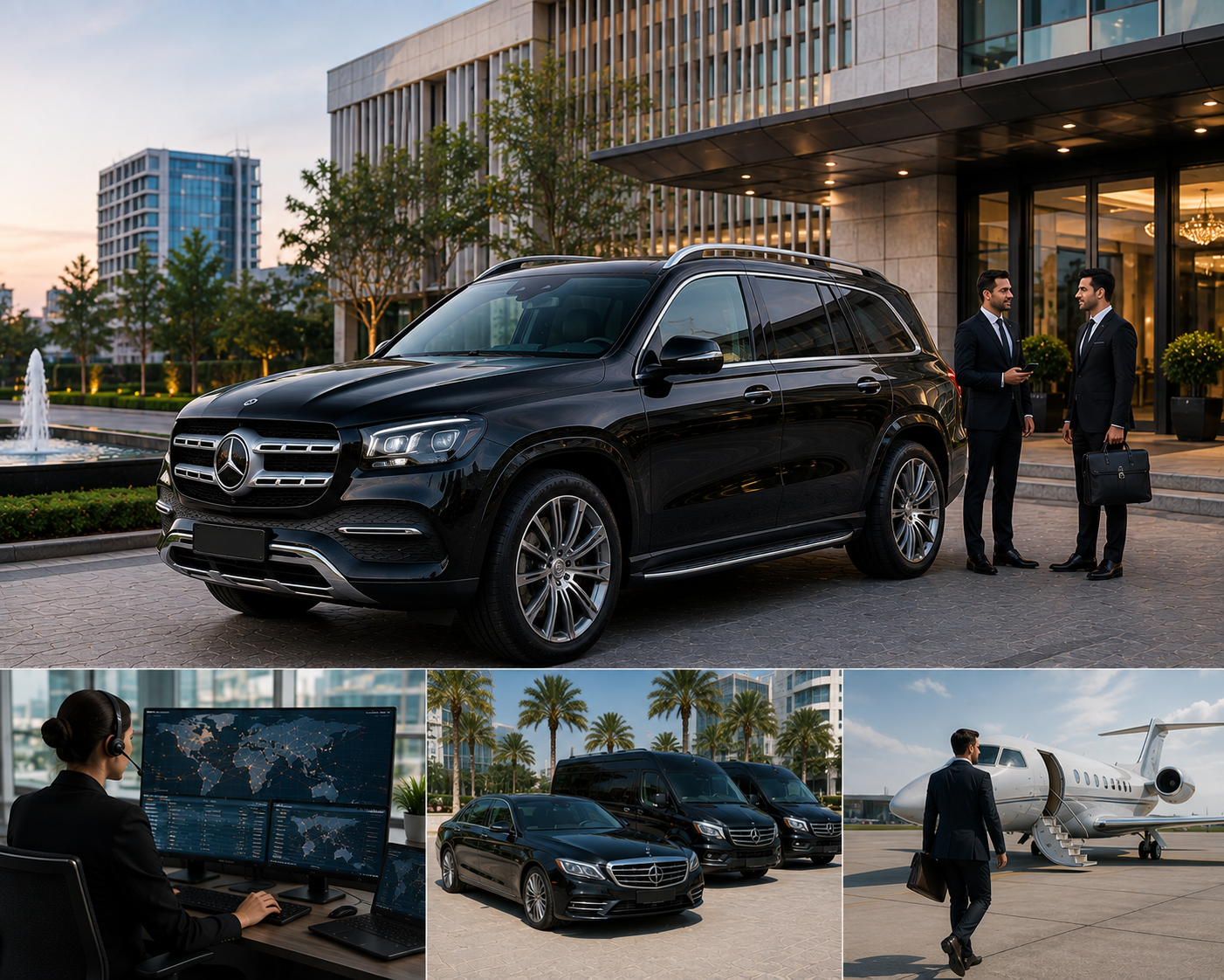 Executive chauffeur-driven car